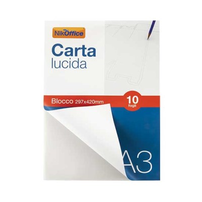 BLOCCO CARTA LUCIDA SATINATA A3 10FG NIK