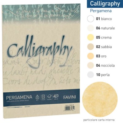 CARTONCINO A4 PERGAMENA 190GR50 FG COL. CREMA