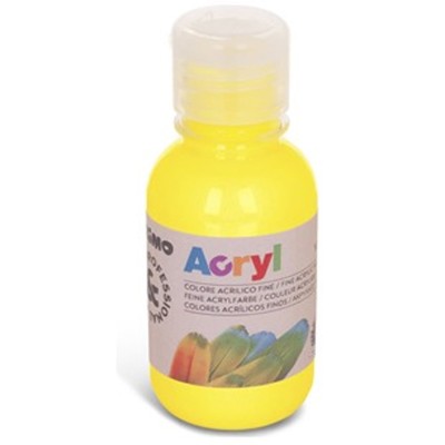 COLORI ACRILICI DA 125ML COL. GIALLO PRIMARIO