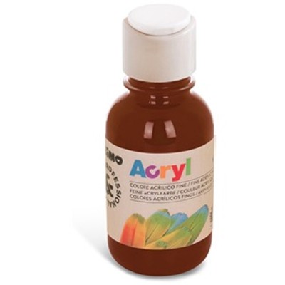 COLORI ACRILICI DA 125ML COL. MARRONE SCURO