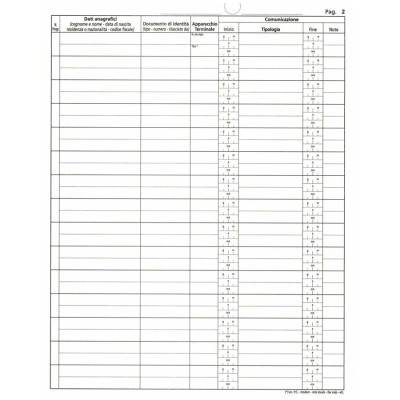 D.U - REGISTRO CRONOLOGICO ATTI NOTIFICAZIONE