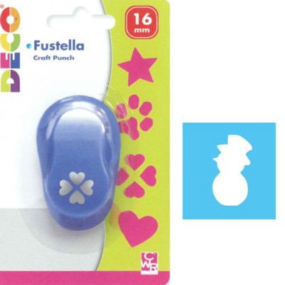 FUSTELLA / PERFORATORE DECORATIVO MM.16 PUPAZZO NE