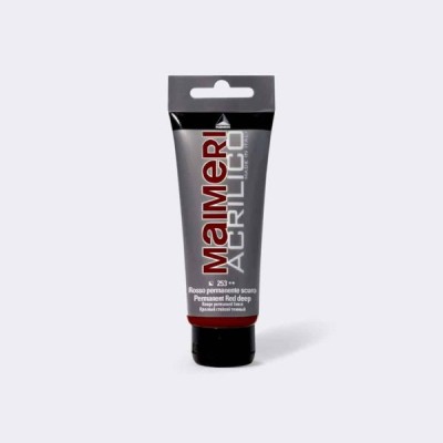 MAIMERI TUBO ACRILICO 75ML COL. ROSSO PERM SCURO