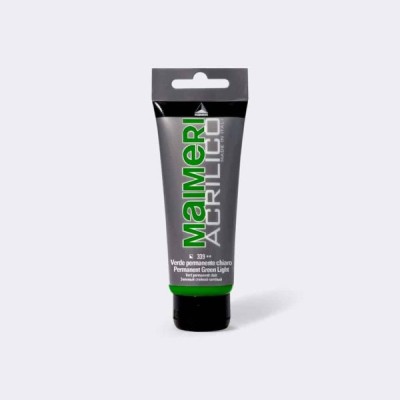 MAIMERI TUBO ACRILICO 75ML COL. VERDE PERM. CHIARO