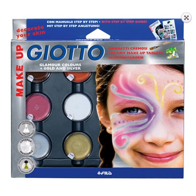 MAKE UP GIOTTO OMBRETTI CREMOSI GLAMOUR + PENNELLO