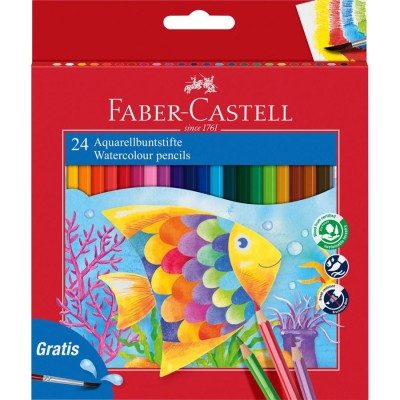 PASTELLI ACQUERELLABILI DA 24 PZ FABER CASTELL