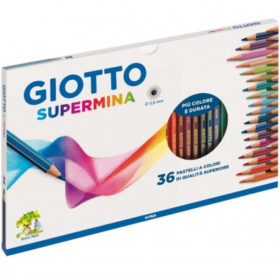 PASTELLI GIOTTO SUPERMINA DA 36 FILA