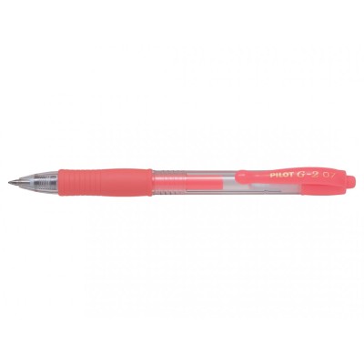 PENNA PILOT G-2 0,7 MM COL. NEON ROSSO