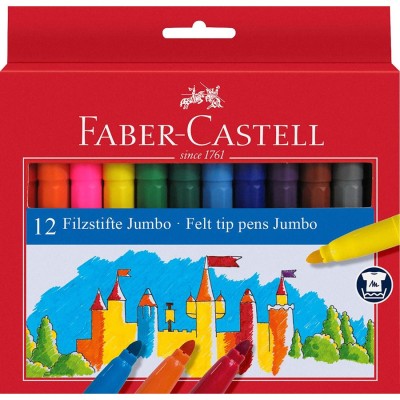 PENNARELLI CASTELLO JUMBO DA 12 FABER CASTEL