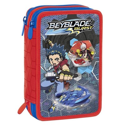 SEVEN ASTUCCIO 3 ZIP BEYBLADE BURST SPIN BATTLE