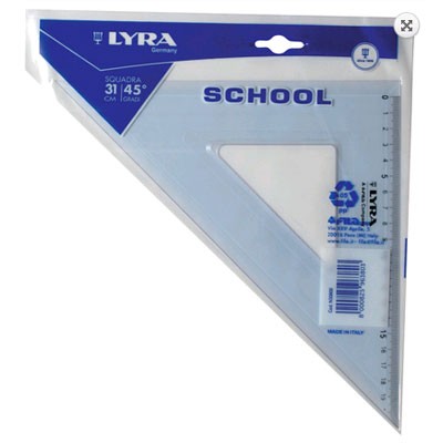 SQUADRA SCHOOL CM 31/45° FUME LYRA FILA