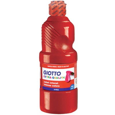 TEMPERA GIOTTO 500 ML COL. ROSSO VERMIGLIONE FILA