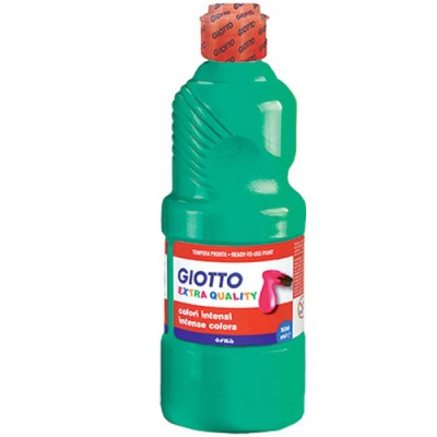 TEMPERA GIOTTO 500 ML COL. VERDE SMERALDO FILA