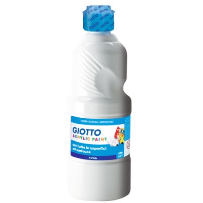 TEMPERA GIOTTO ACRILICA 500 ML COL. BIANCO FILA