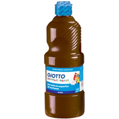 TEMPERA GIOTTO ACRILICA 500 ML COL. MARRONE FILA