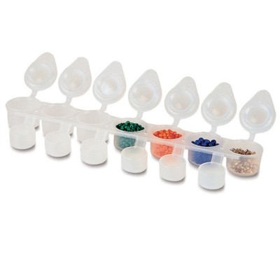 VASCHETTE VUOTE PICCOLE 6 ML STRISCIA DA 7