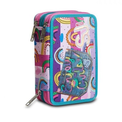 SEVEN ASTUCCIO 3 ZIP SJ GANG COLORBOW GIRL