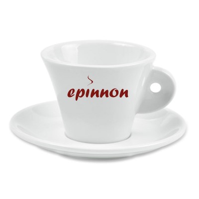 TAZZA CAPPUCCINO EPINNON BIANCA (LOGO ROSSO)