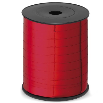 NASTRO REGALO CM 1 X 250 COL. ROSSO METALLIZATO