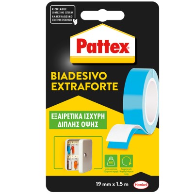 NASTRO BIADESIVO POWERFIX EXTRAFORTE 19MM X 1.5M