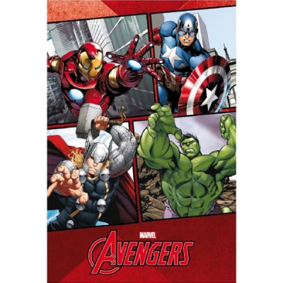 COPERTA IN PILE 100X140CM AVENGERS 180GSM