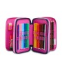 SEVEN ASTUCCIO 3 ZIP PEN PAD CHARMING GIRL