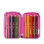 SEVEN ASTUCCIO 3 ZIP PEN PAD LOVE SONGS