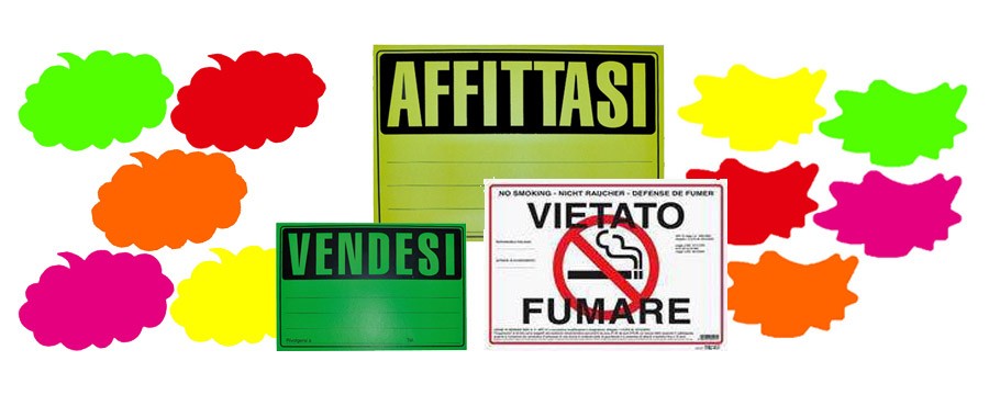 Cartelli e Segnaprezzi | Gruppo Vulcano | Ingrosso e Dettaglio